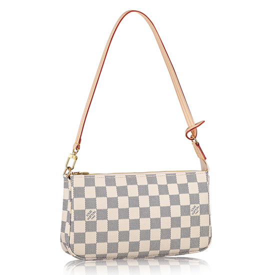 Louis Vuitton N41207 Pochette Accessoires Damier Azur Canvas Louis Vuitton N41207 Pochette Accessoires Damier Azur Canvas