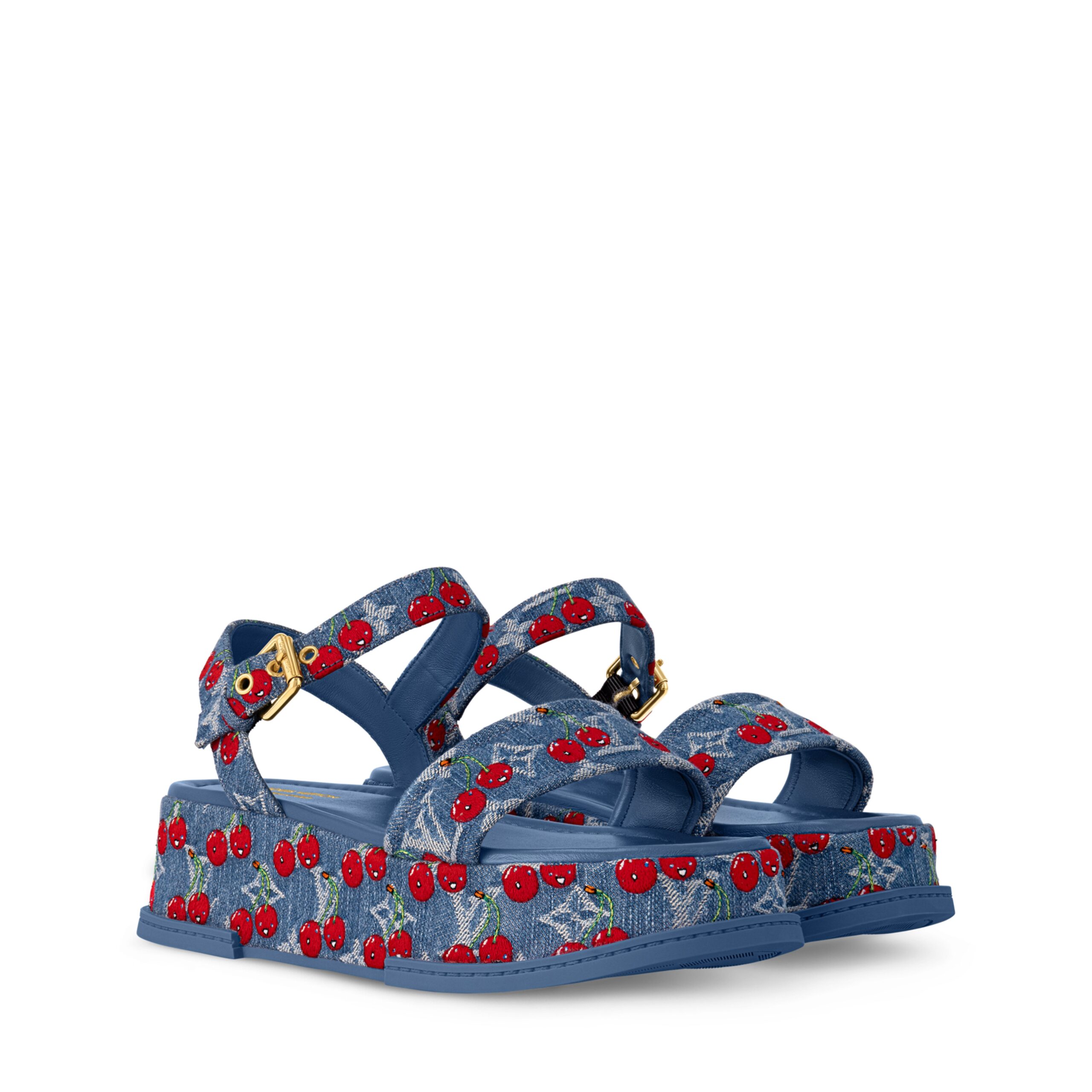 Louis Vuitton 1AHNYD LV x TM Maya Platform Sandal Louis Vuitton 1AHNYD LV x TM Maya Platform Sandal